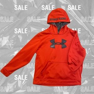 Red Under Armour boys hoodie